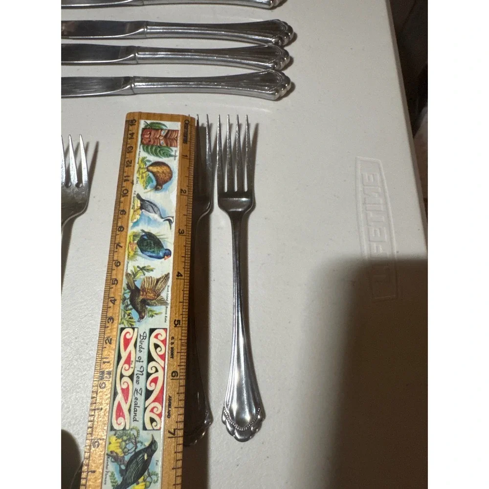 Oneida Community Morning Star Stainless Flatware 13 Piece Set Knives Forks Spoon